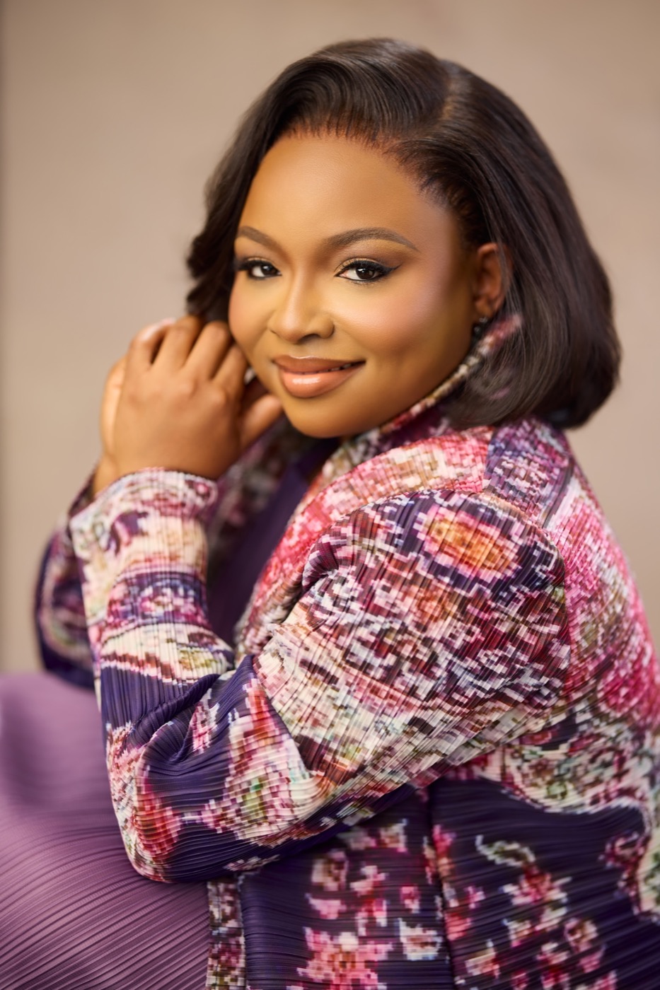 Close portrait of Bessie Nchenge